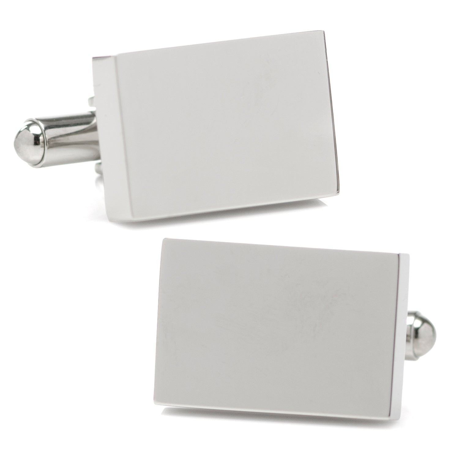 Custom Engraved Block Photo Cufflinks