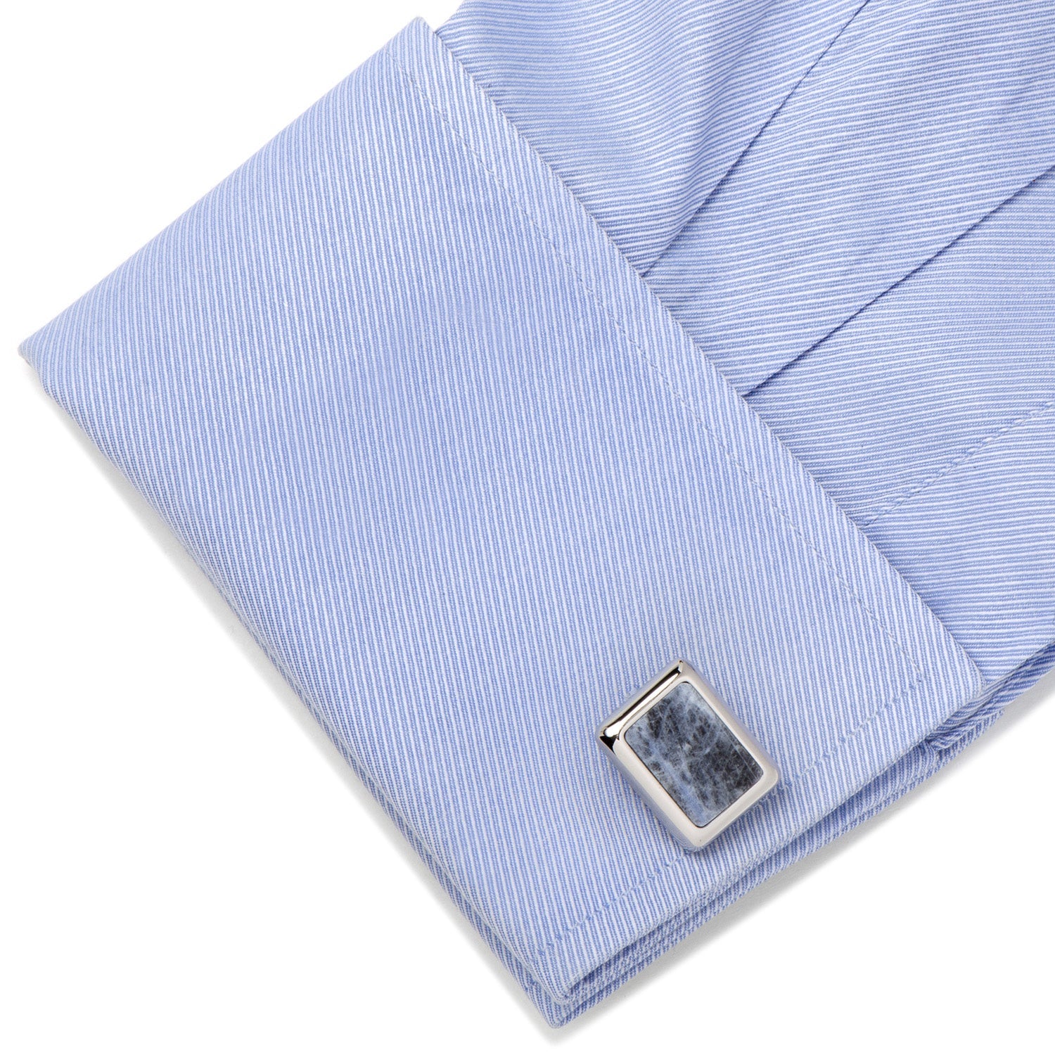 Silver and Sodalite JFK Presidential 5-Stud Set