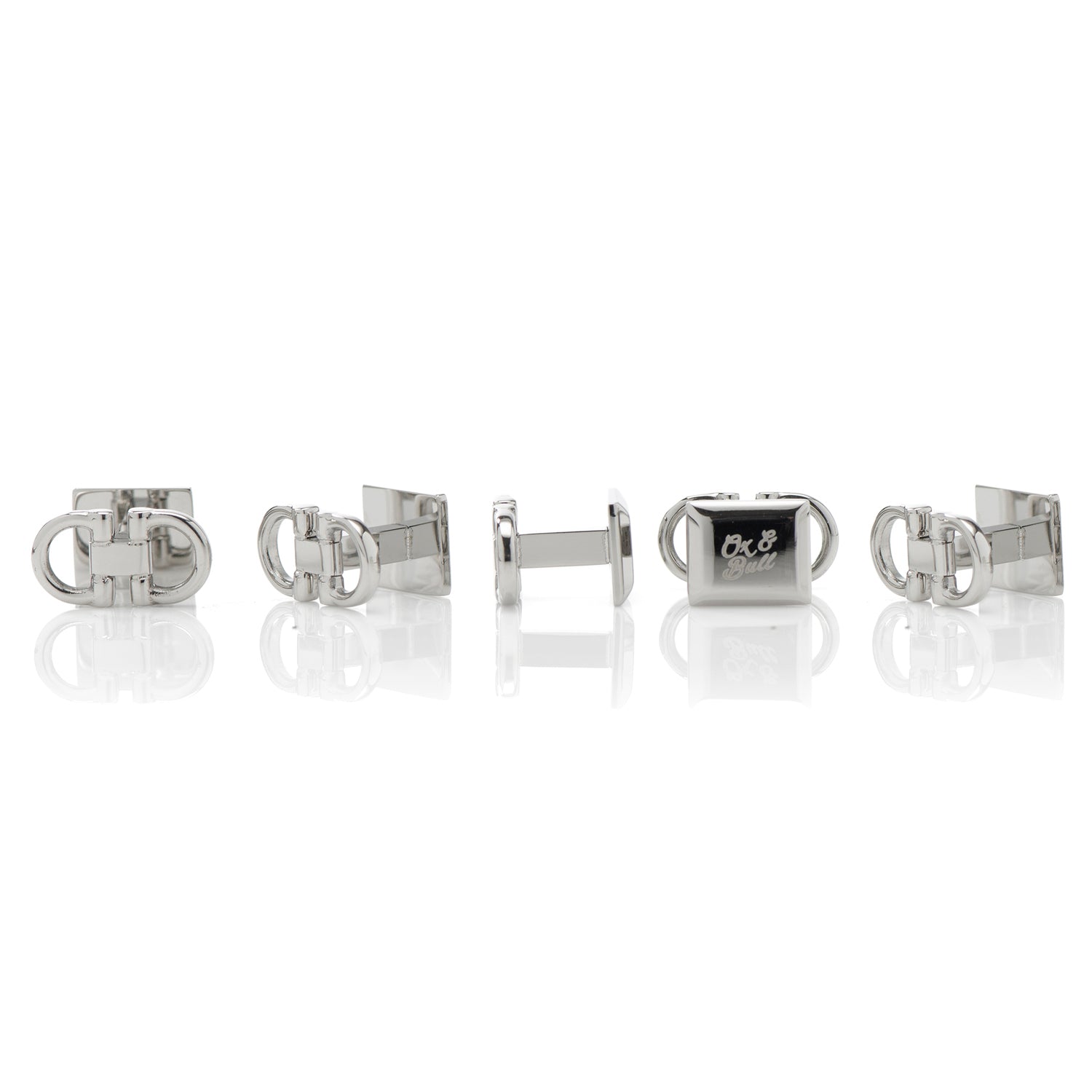 Horse Bit Stainless Steel 5-Studs