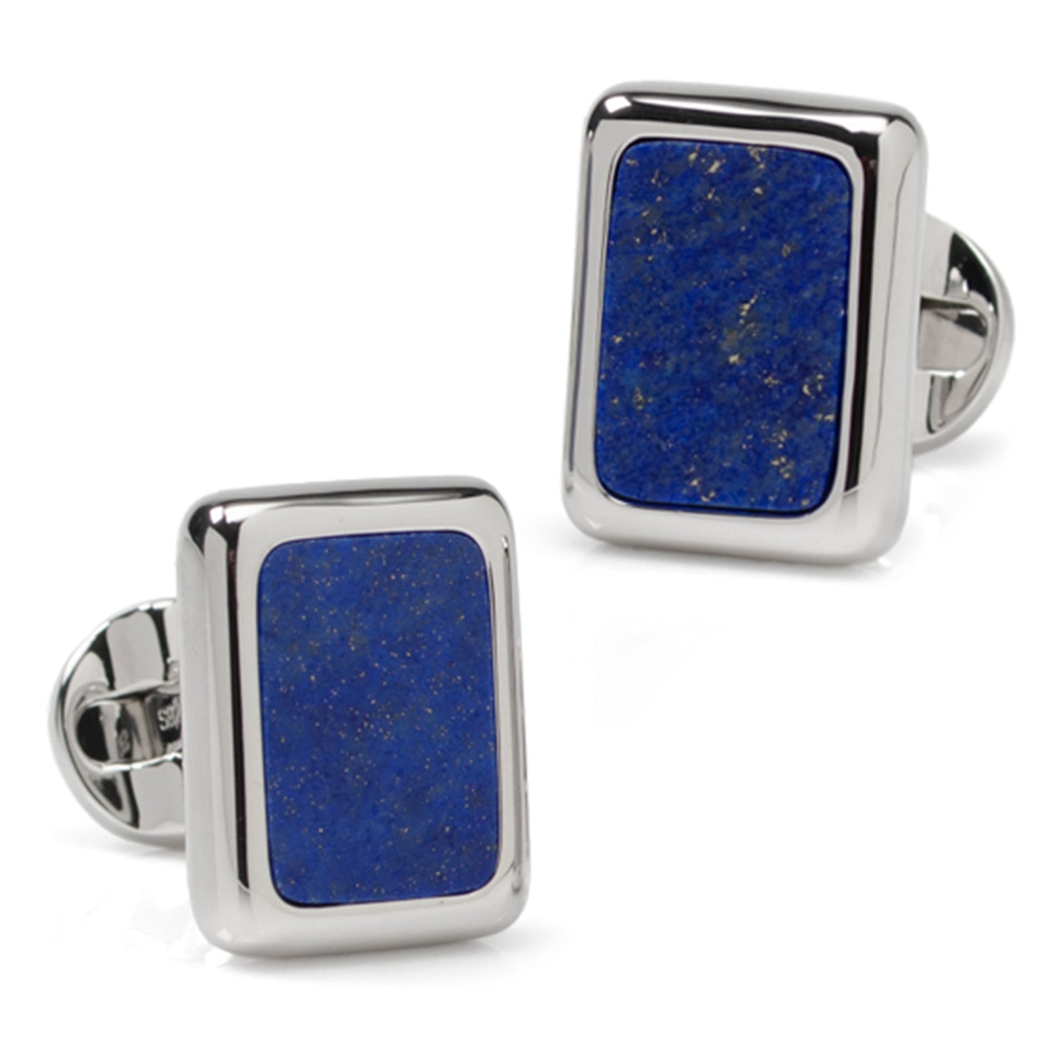 Sterling Silver and Lapis JFK Presidential Cufflinks