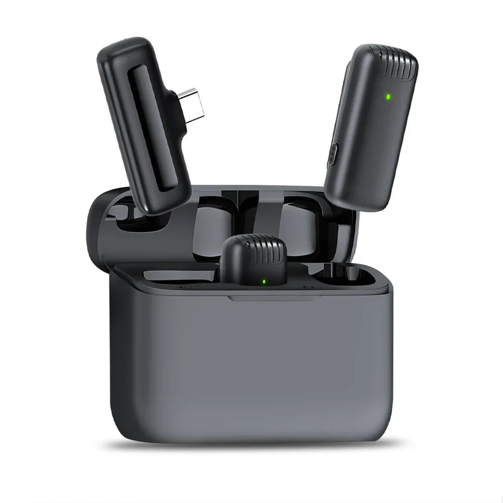 Onetify X6 2.4G Wireless Microphone with Charging Case