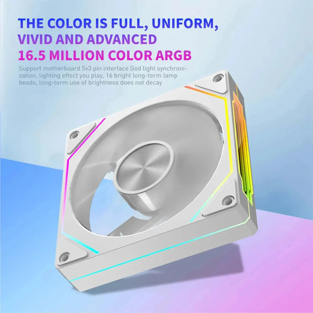 ARGB 4 Pin 12cm Computer Quiet Cooling Fan