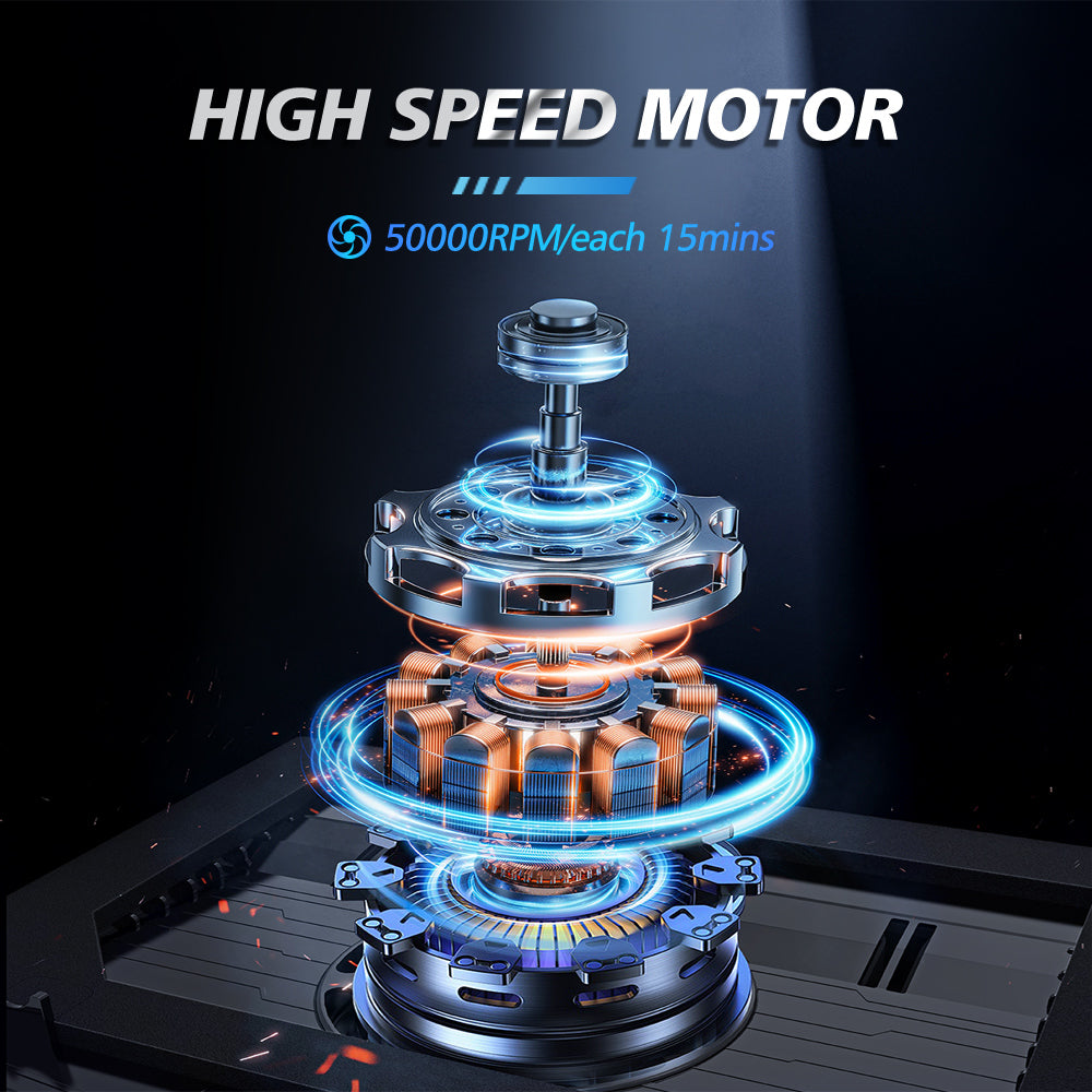 Gaming Laptop RBG Cooling Pad With LED Display