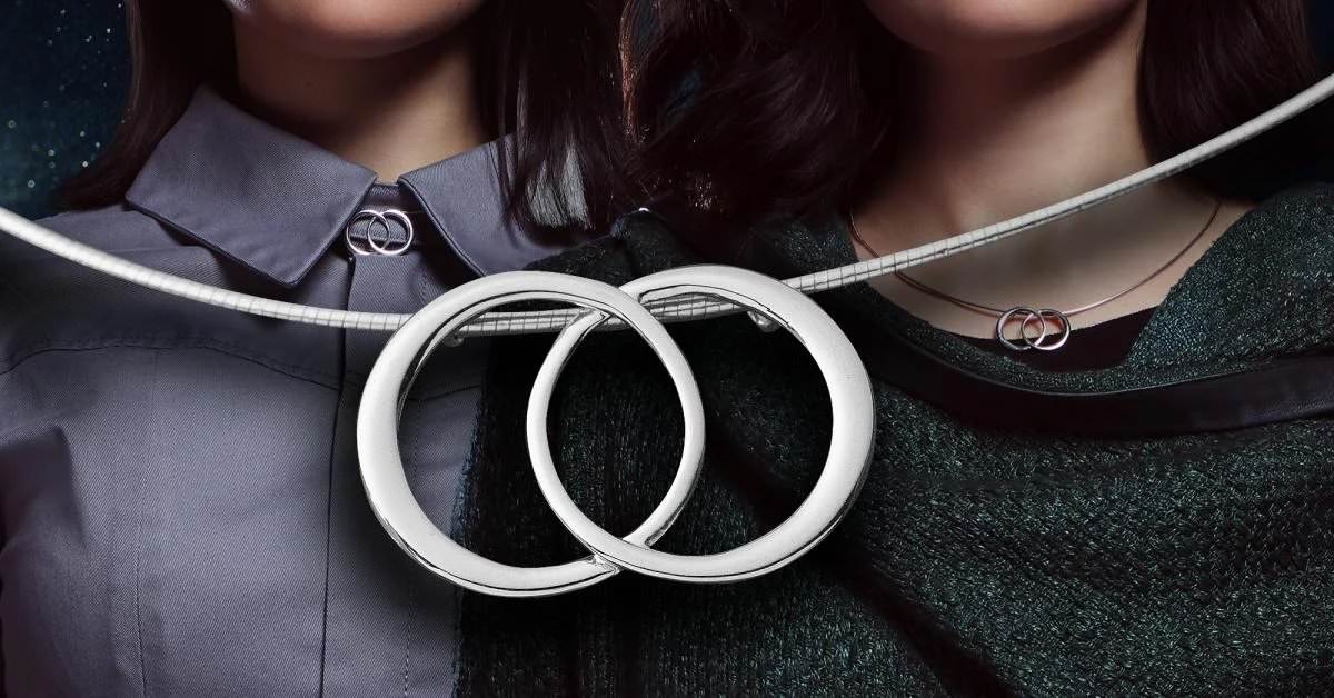 Star Trek X RockLove PICARD Dahj & Soji Omega Necklace