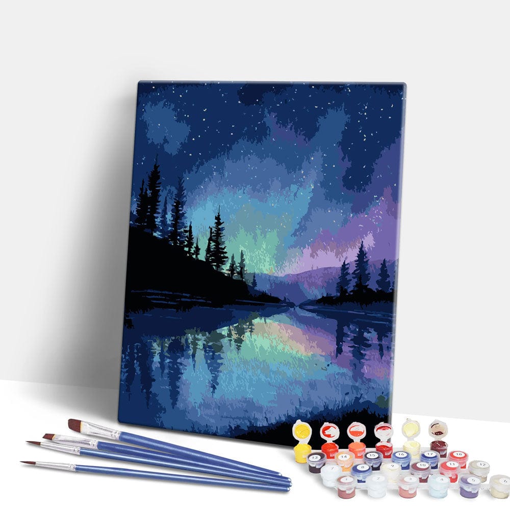 Alaskan Night Sky - Paint By Numbers Kit