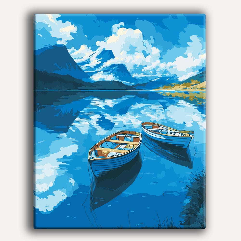 Boats on the Lake - Paint By Numbers Kit
