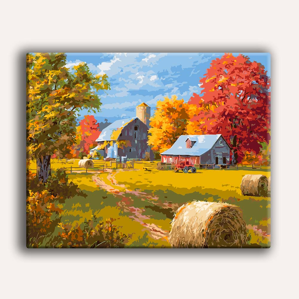 Autumn in the Countryside - Paint By Numbers Kit