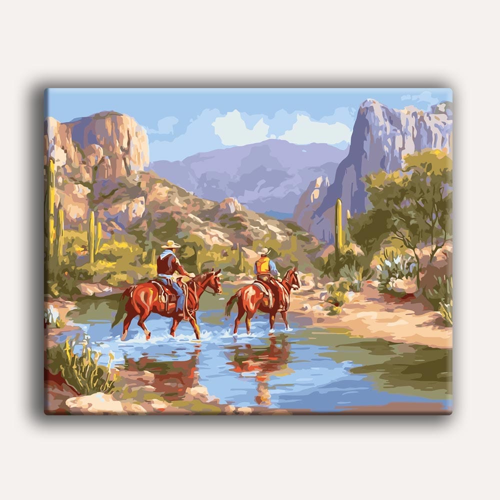 Canyon Riders - Paint By Numbers Kit
