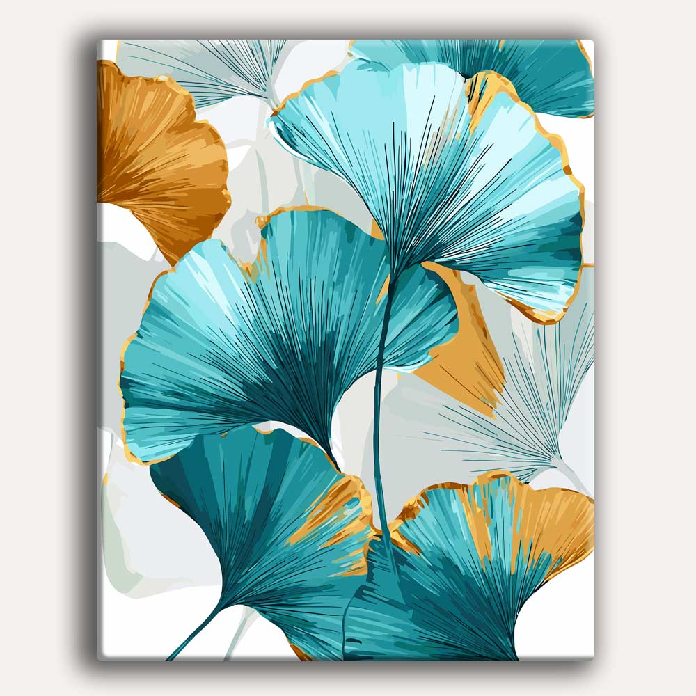 Ginko Leave Art - Paint By Numbers Kit