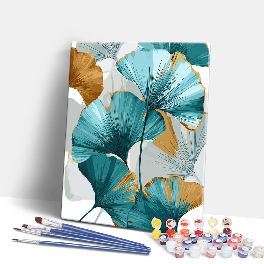 Ginko Leave Art - Paint By Numbers Kit