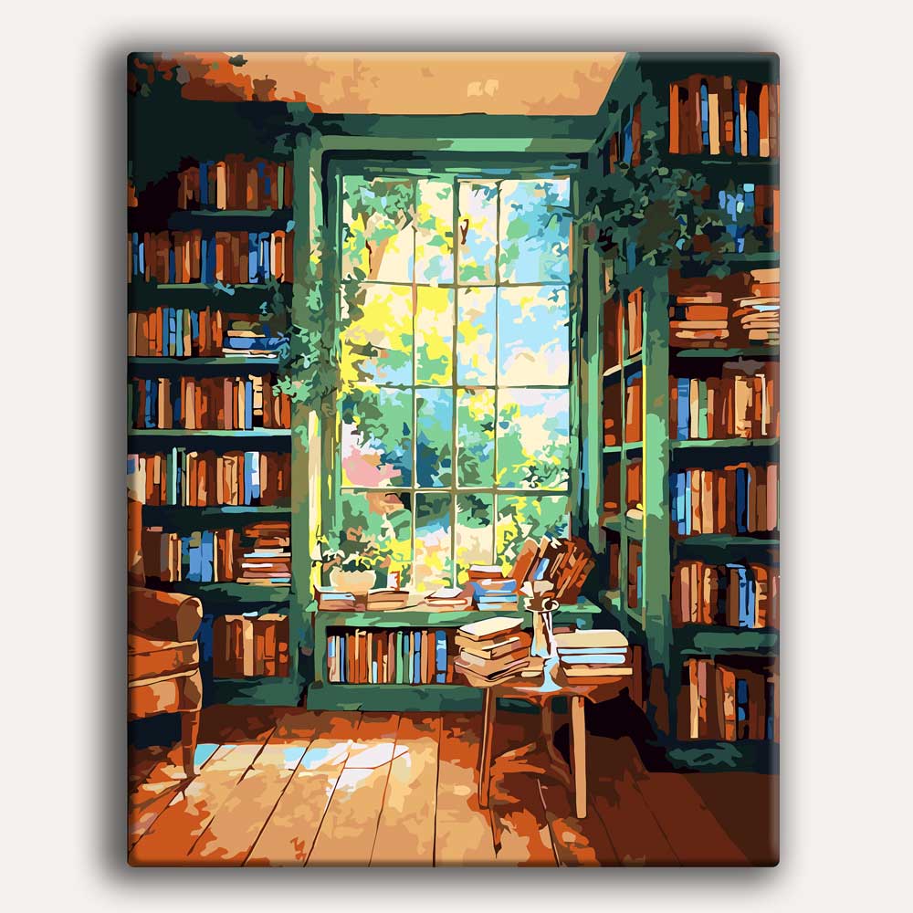 Library Love - Paint By Numbers Kit