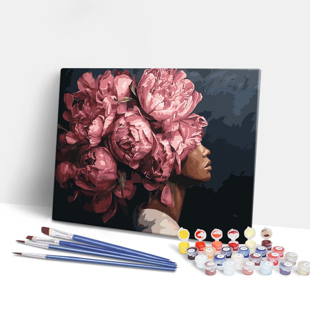 Pink Peonies - Paint By Numbers Kit