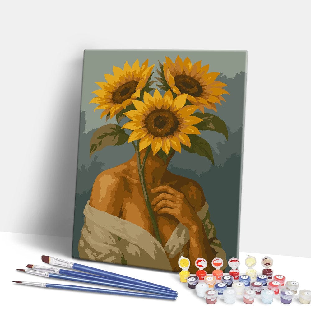 Sunflower love - Paint By Numbers Kit