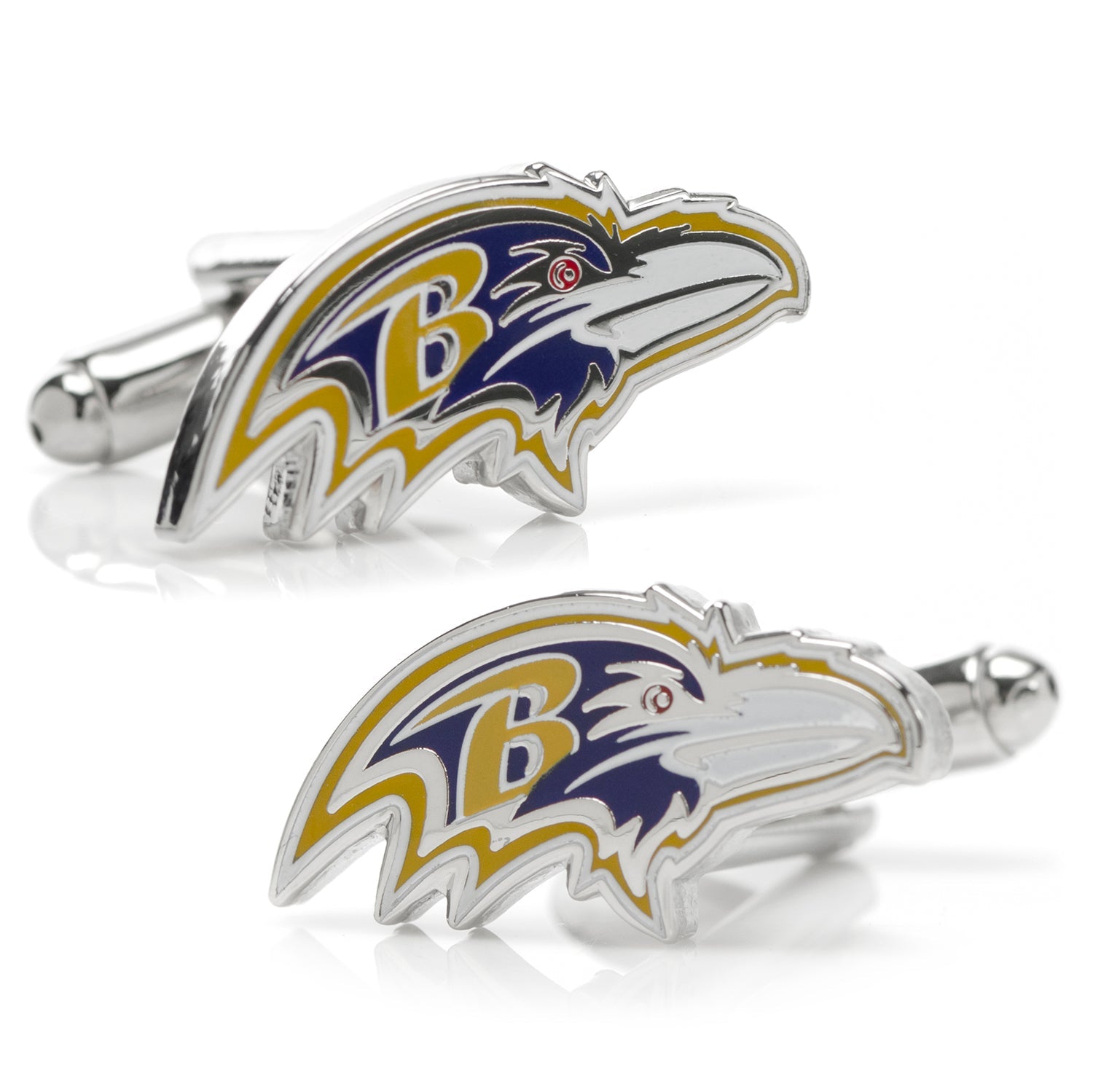 NFL Baltimore Ravens Cufflinks and Shield Tie Bar Gift Set