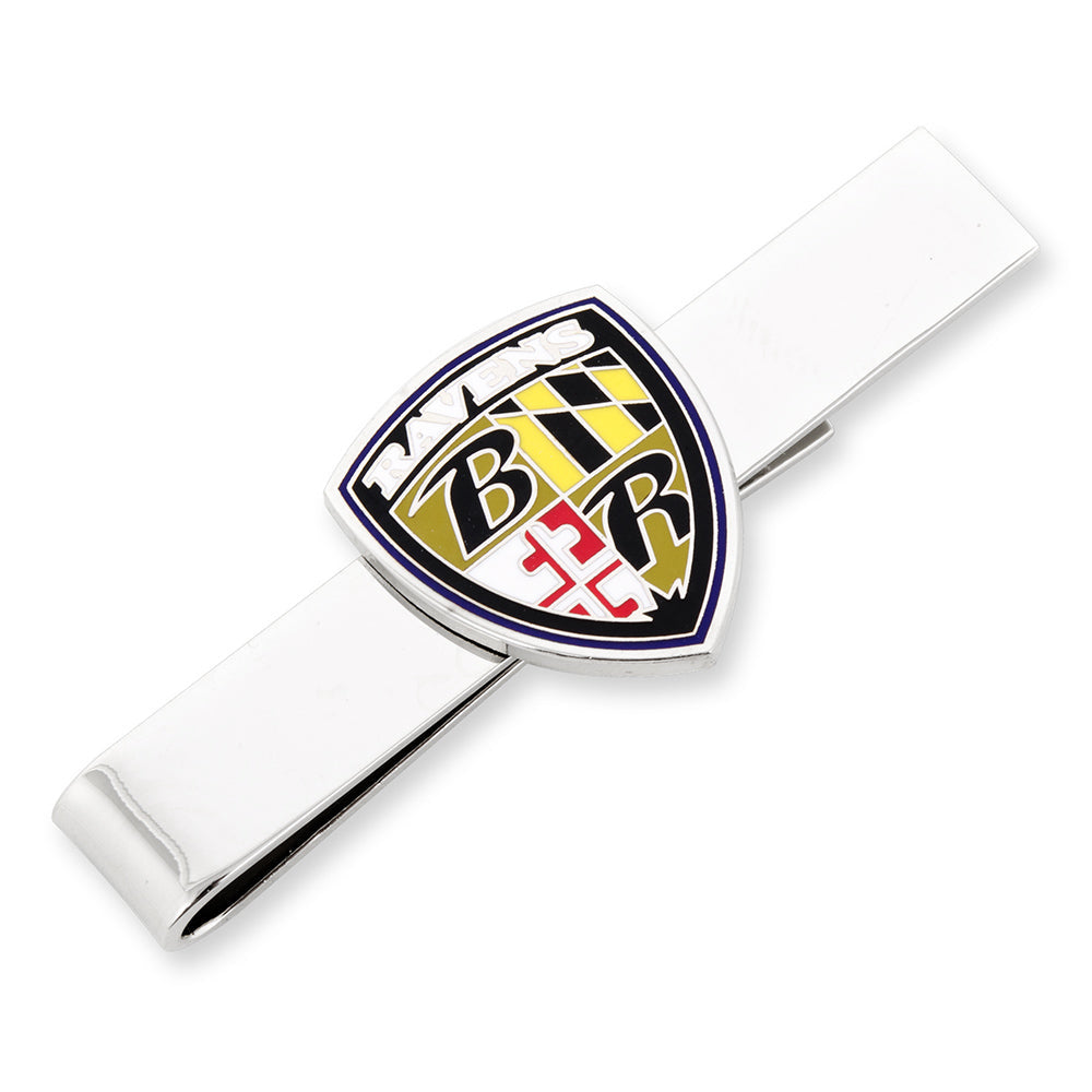NFL Baltimore Ravens Cufflinks and Shield Tie Bar Gift Set