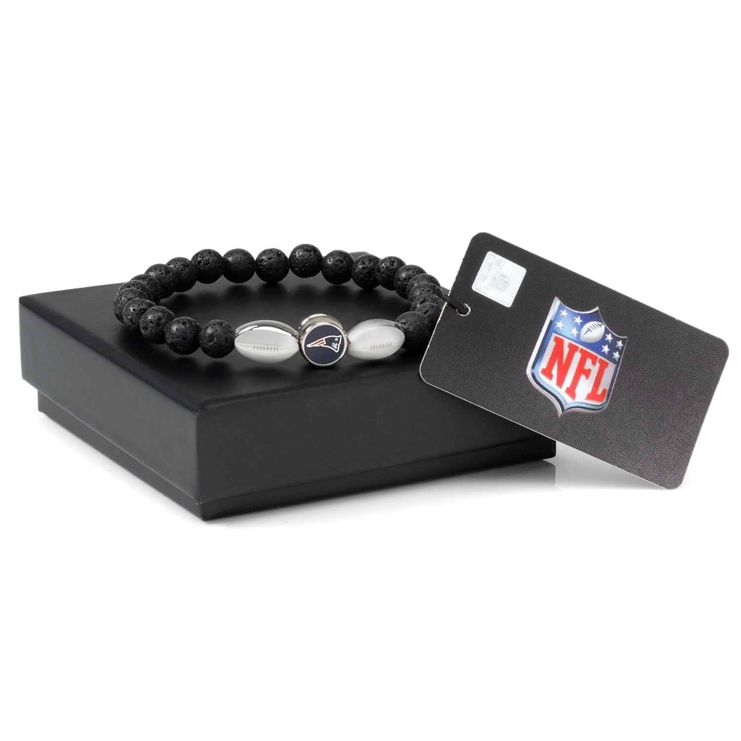 NFL New England Patriots Beaded Bracelet