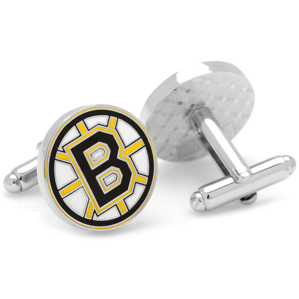 NHL Boston Bruins Cufflinks & Tie Clip Gift Set