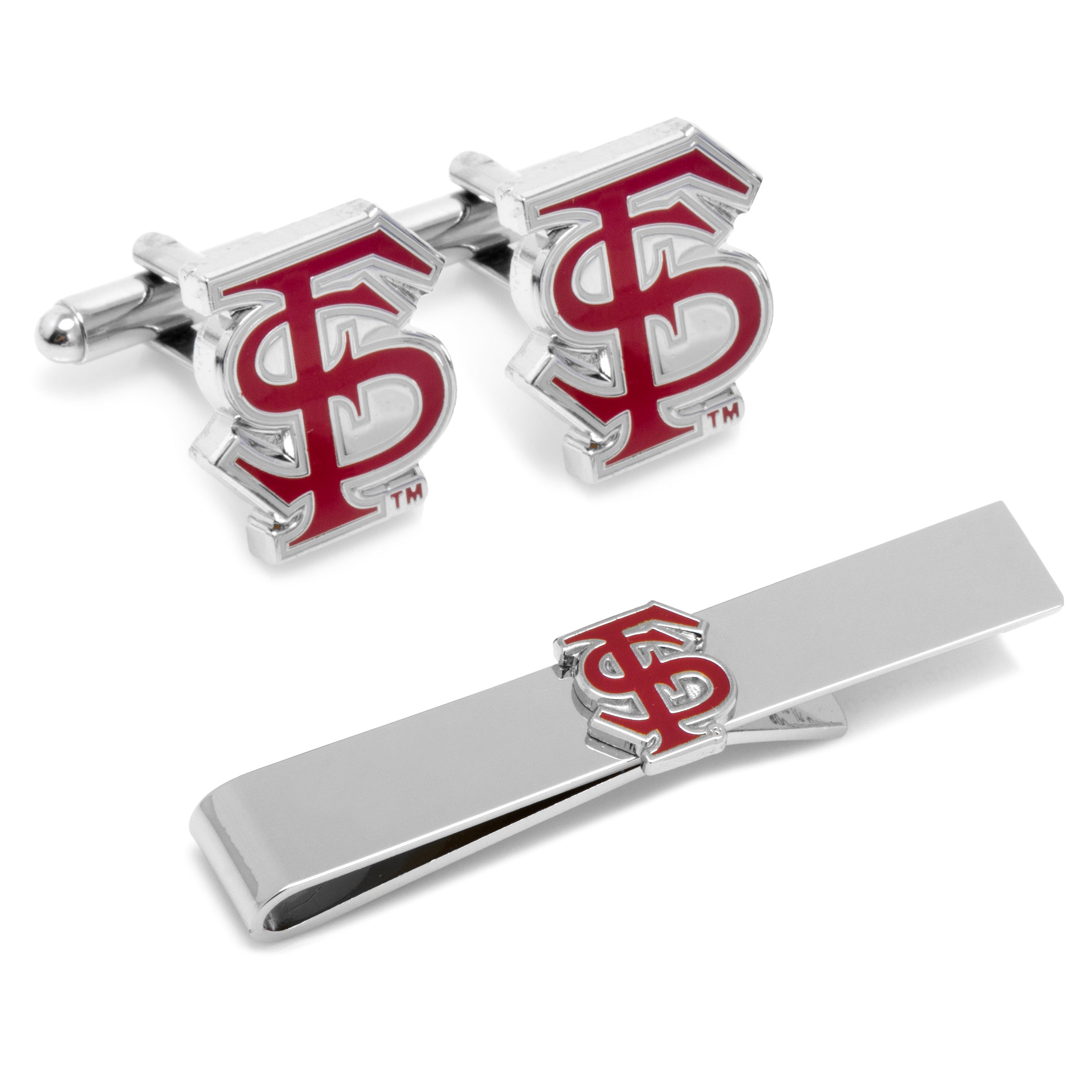 NCAA Florida State University Cufflinks and Tie Bar Gift Set