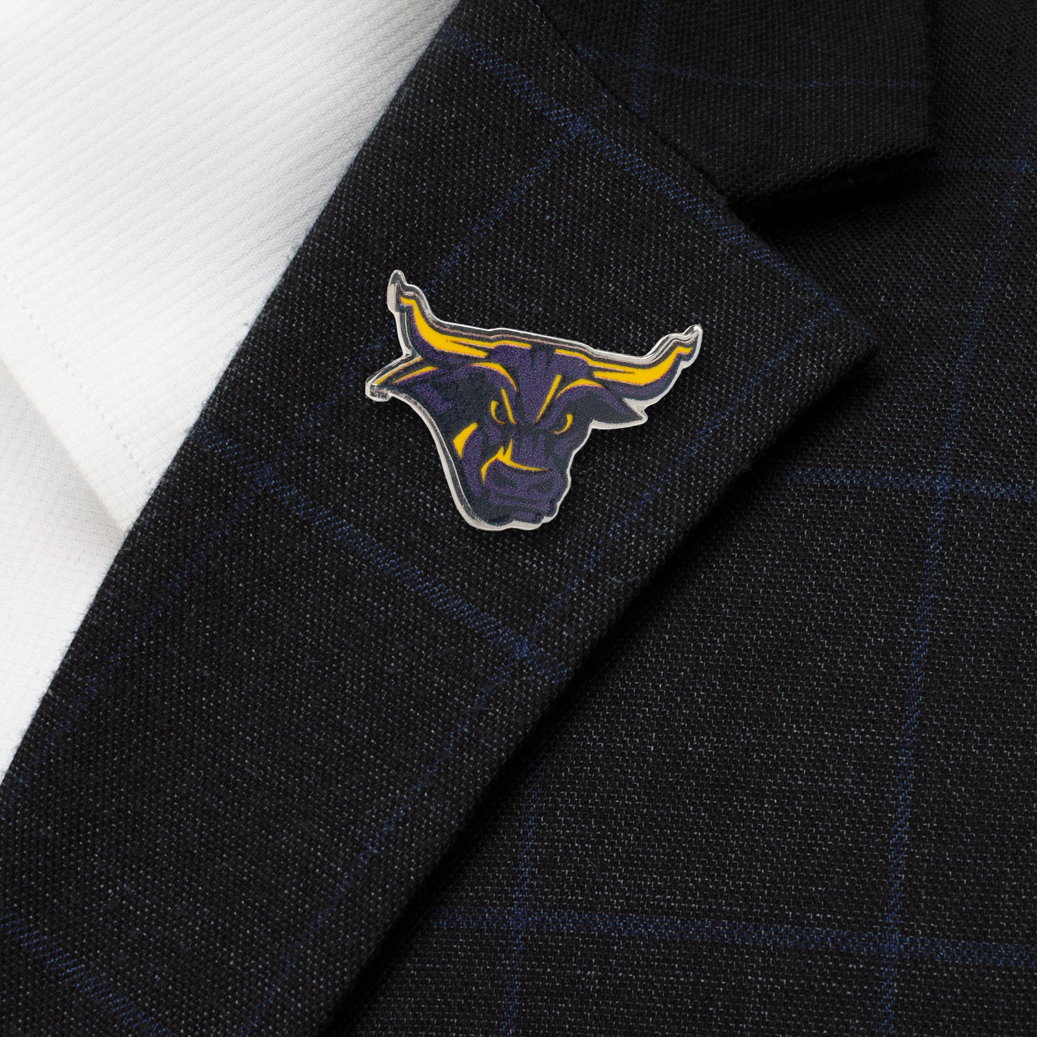 NCAA Mankato State Stomper Mascot Lapel Pin