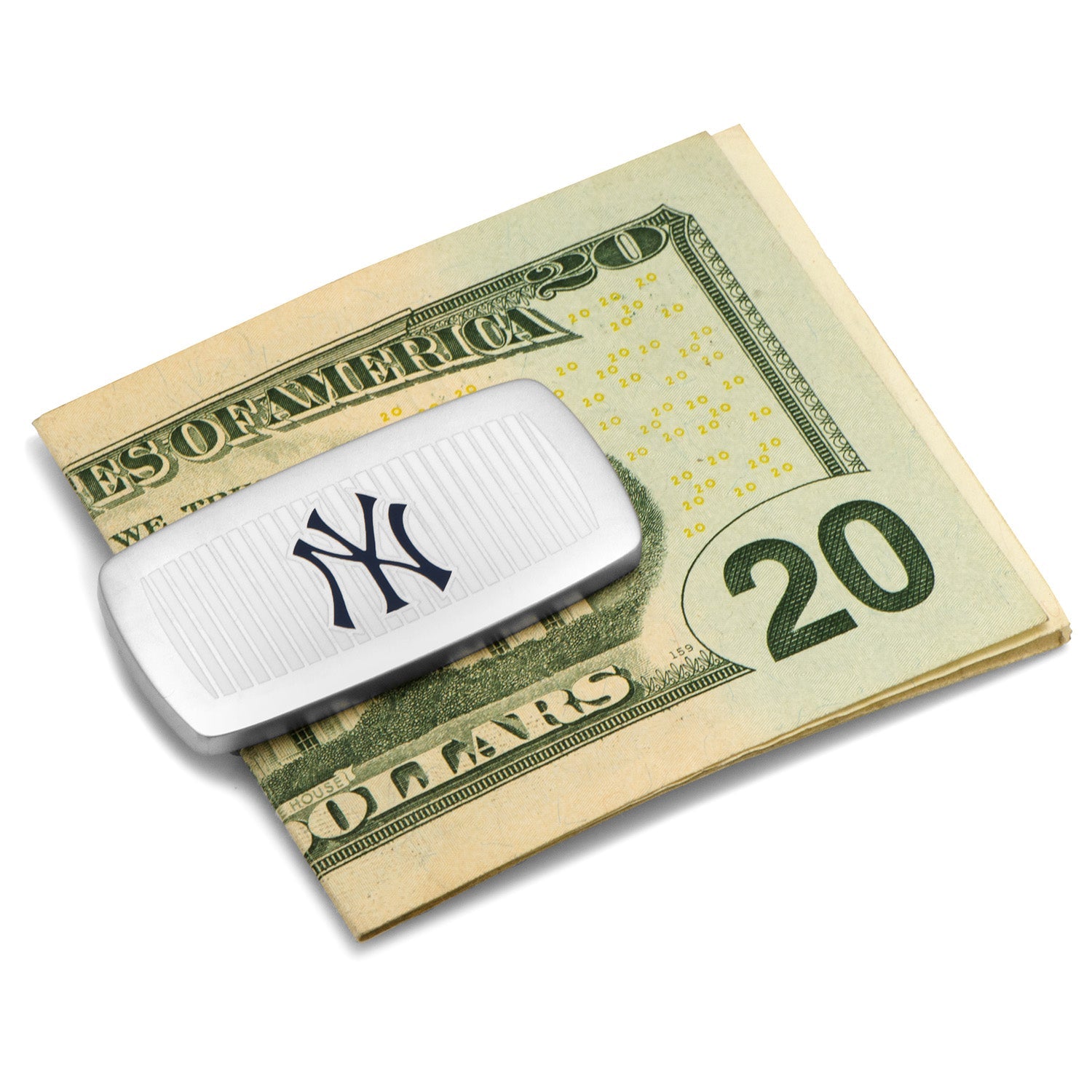 MLB New York Yankees Pinstripe Cushion Money Clip