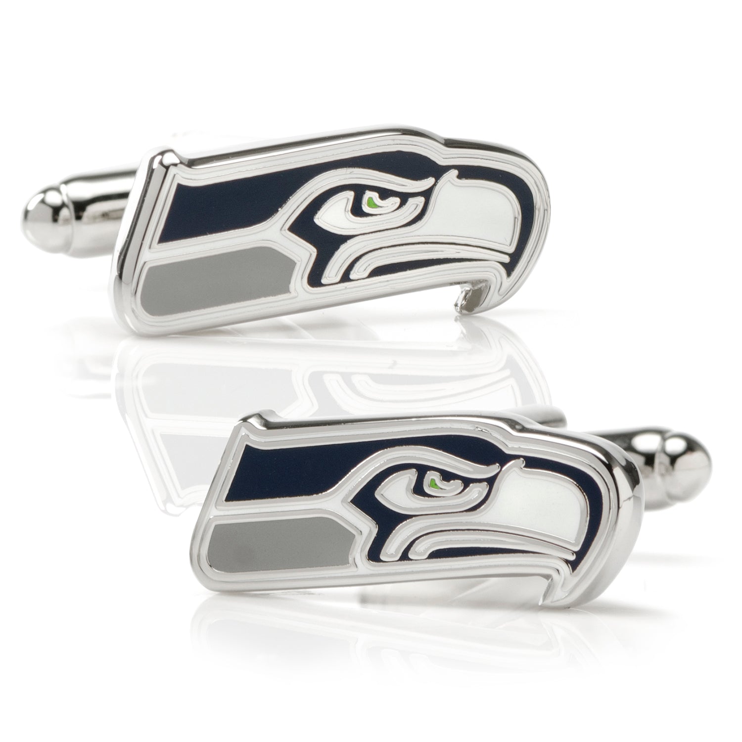 NFL Seattle Seahawks Cufflinks and Tie Bar Gift Set