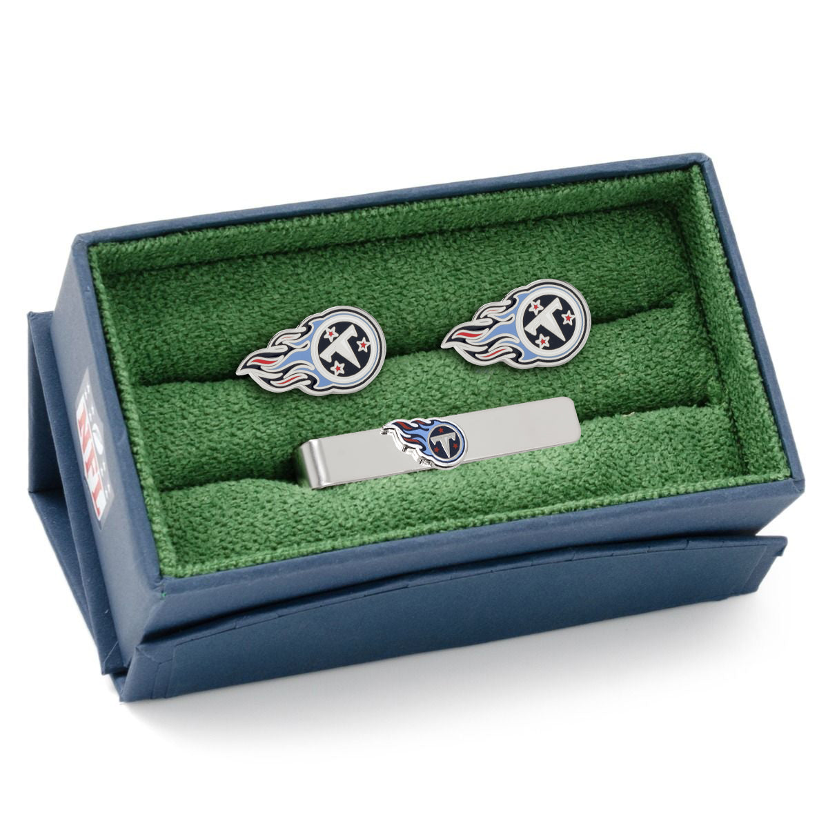 NFL Tennessee Titans Cufflinks and Tie Bar Gift Set