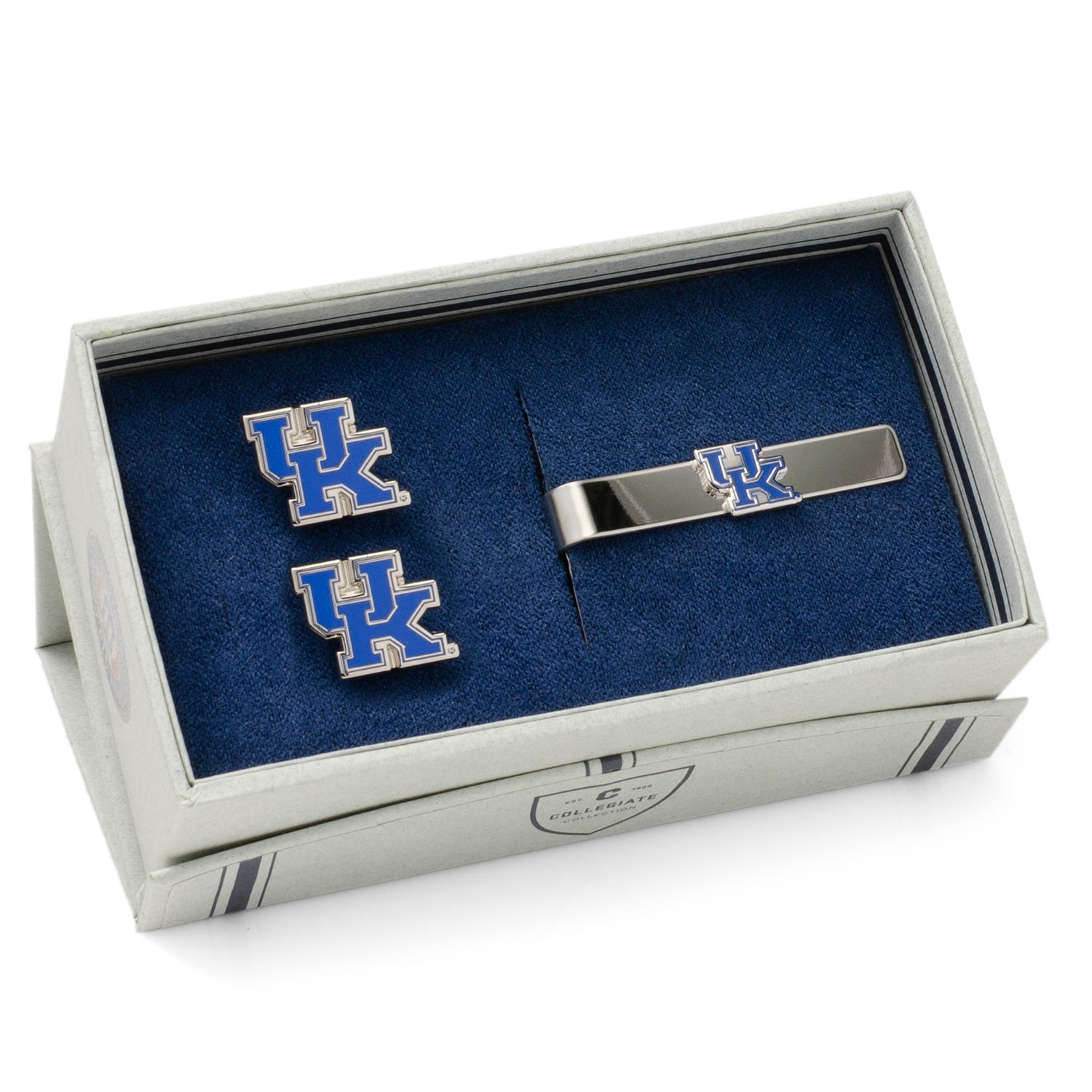 NCAA University of Kentucky Cufflinks and Tie Bar Gift Set