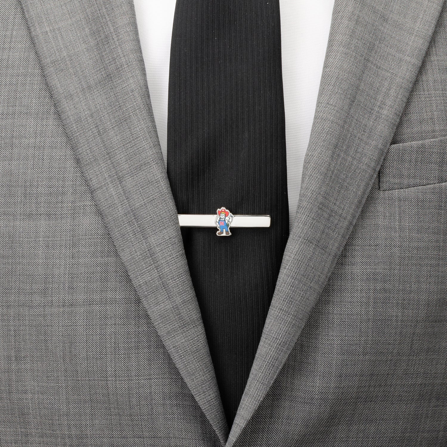NCAA Nebraska Herbie Husker Mascot Tie Clip