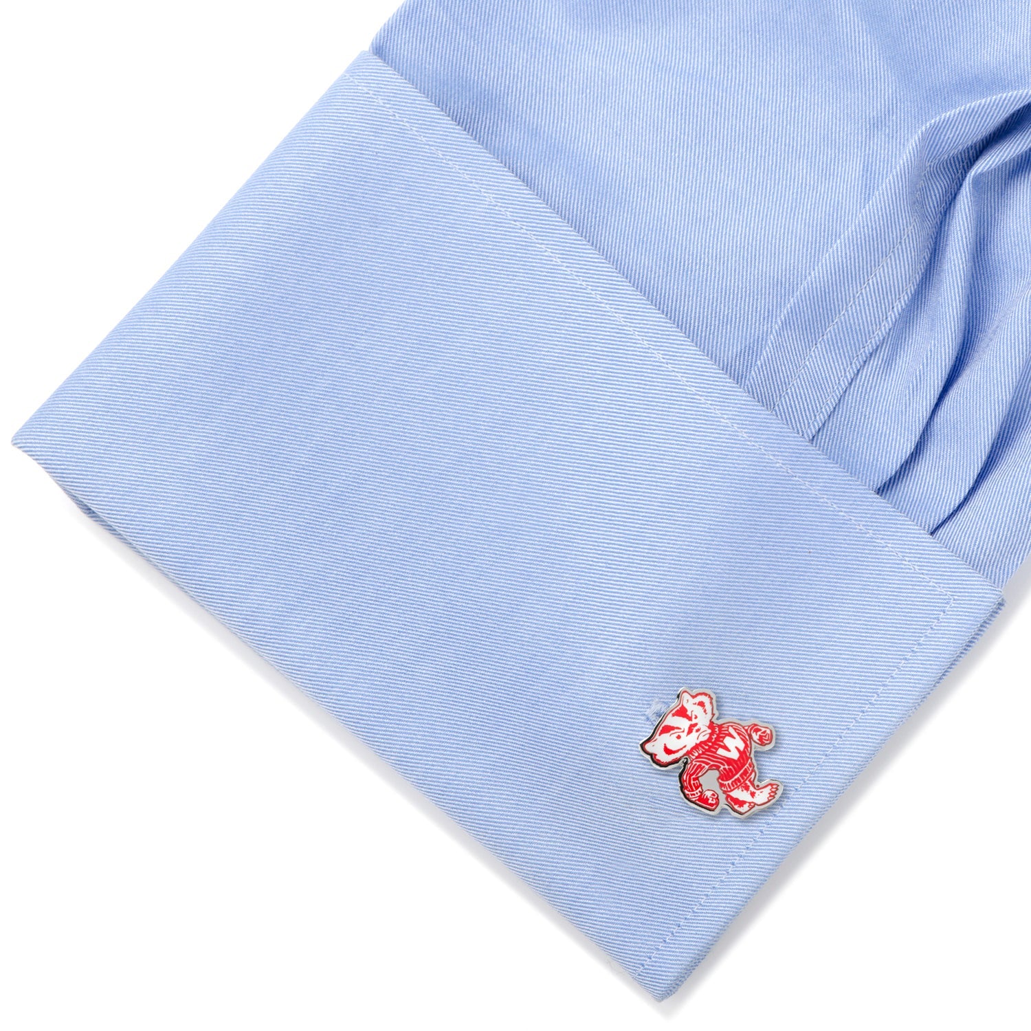 NCAA University of Wisconsin Badgers Throwback Cufflinks