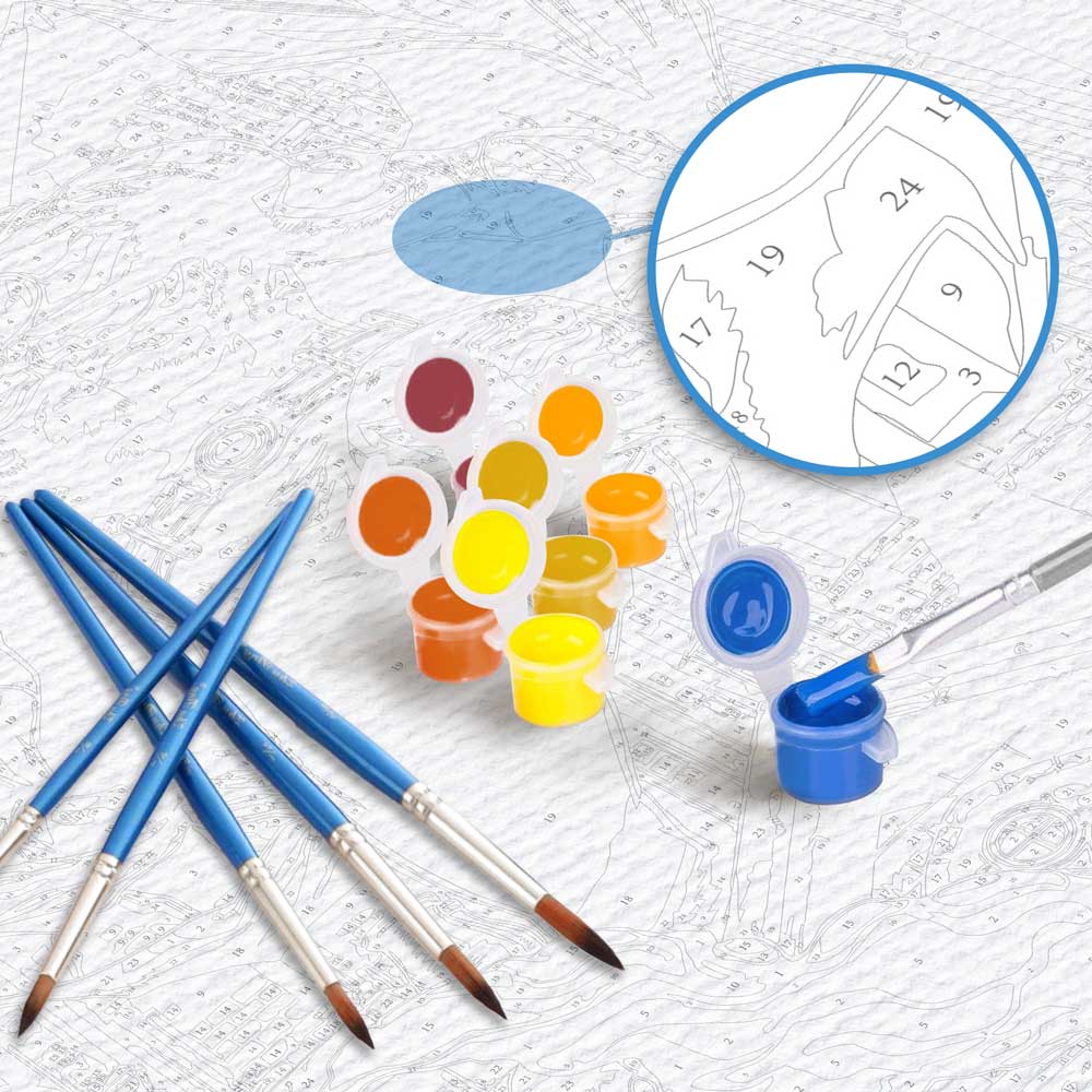 Custom Paint by Numbers Kit