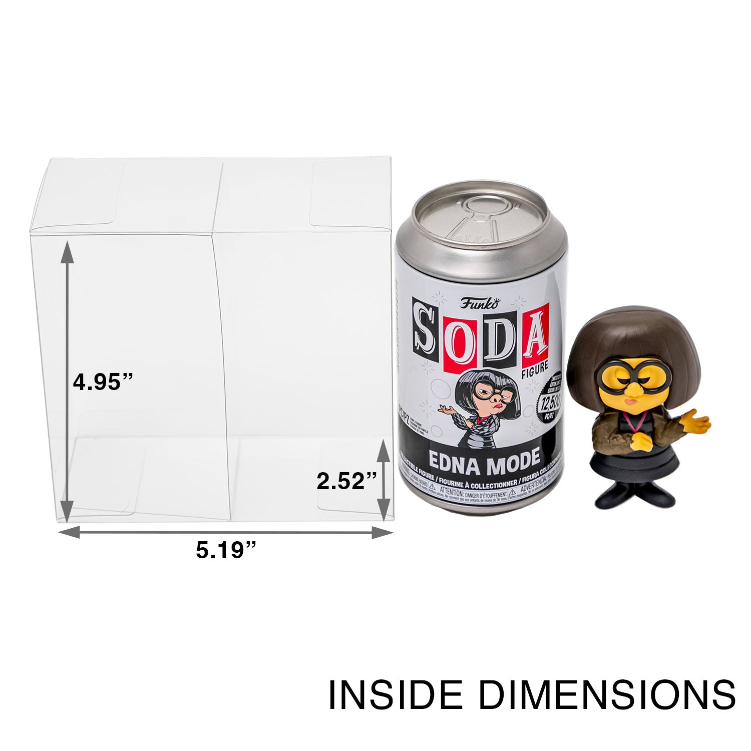 Platinum Protectors for Funko Pop Soda Can with Divider