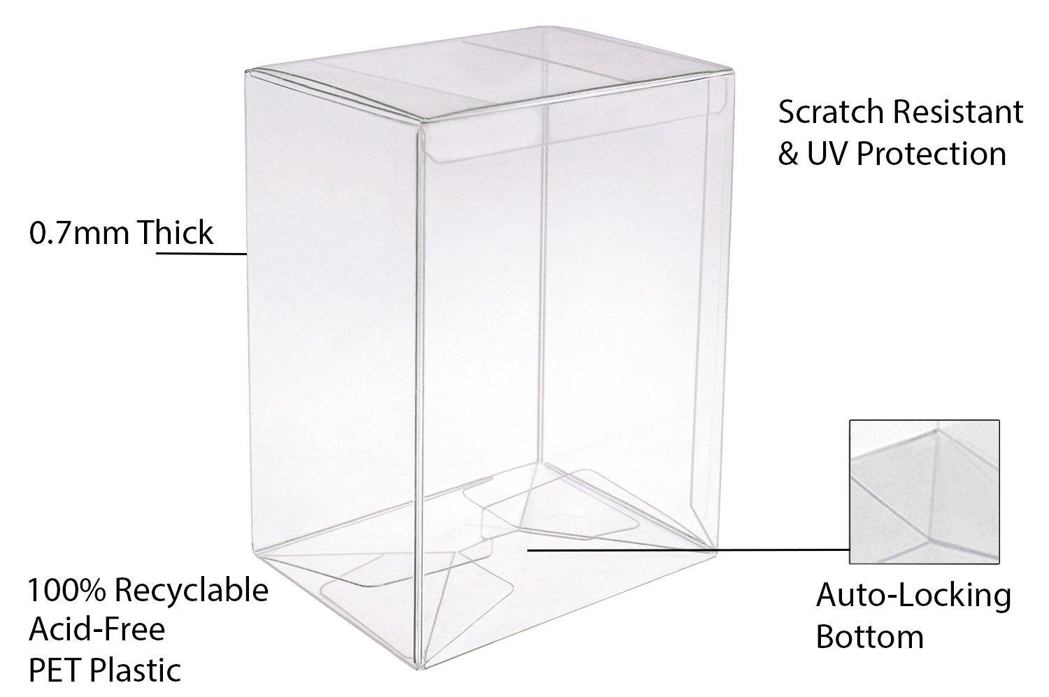 Platinum Protectors for Funko Pop! 4-Inch (.70mm scratch/UV resistant)