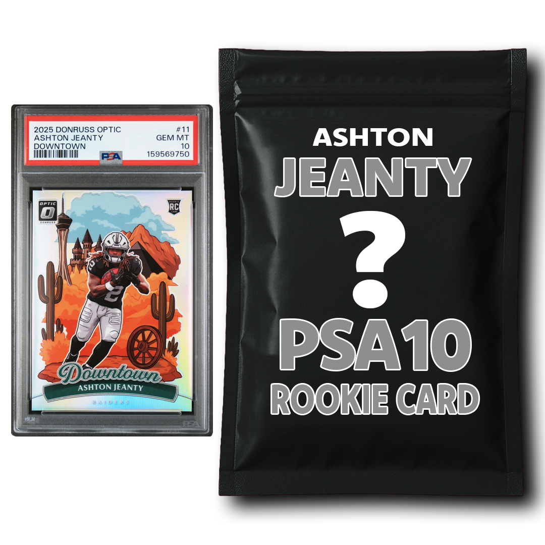 Ashton Jeanty PSA 10 Graded Football Rookie Card Mystery Pack