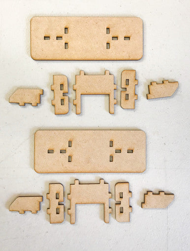 Conversion Kit - Painting Station Light to Workbench Light