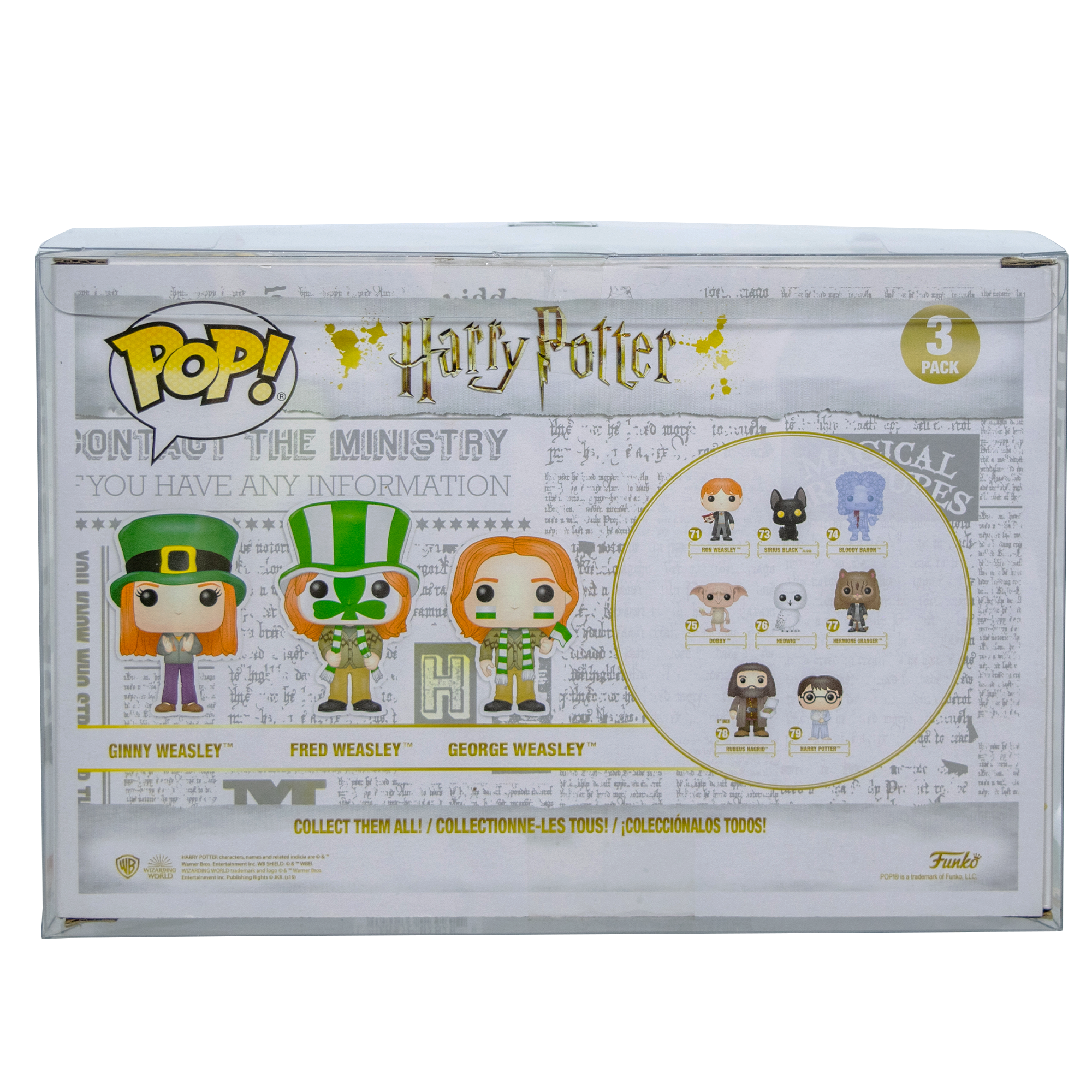 3-Pack Weasley Quidditch PopShield WHOLESALE