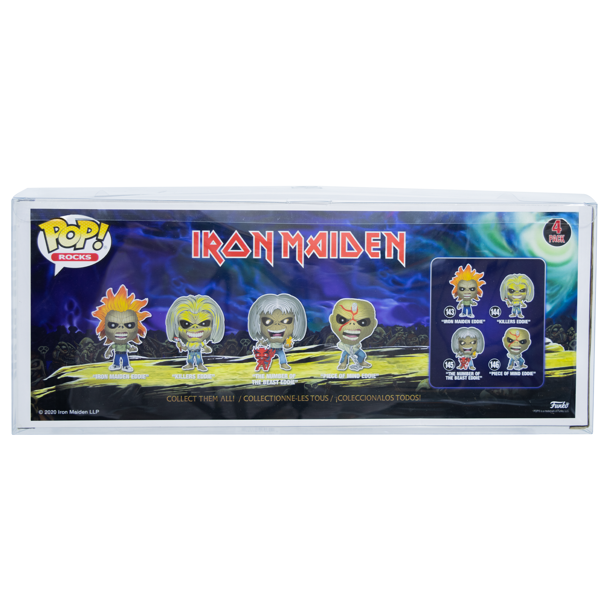 4-Pack Iron Maiden 2020 PopShield Protector
