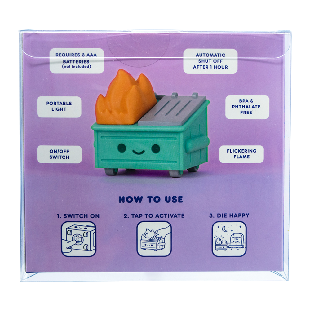 Dumpster Fire Night Light PopShield Protector