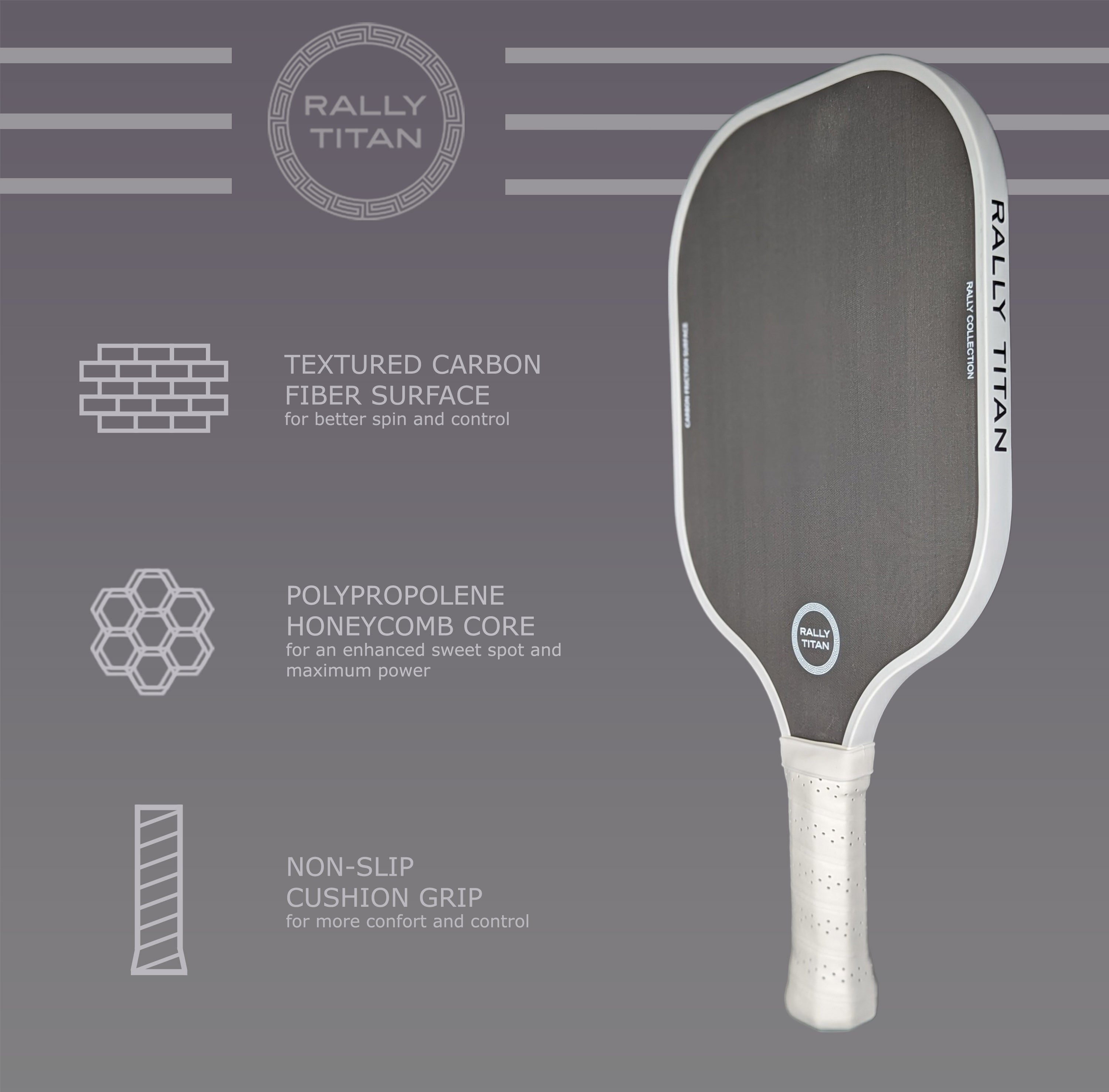 Black | 10MM | T300 Textured Carbon Fiber Surface