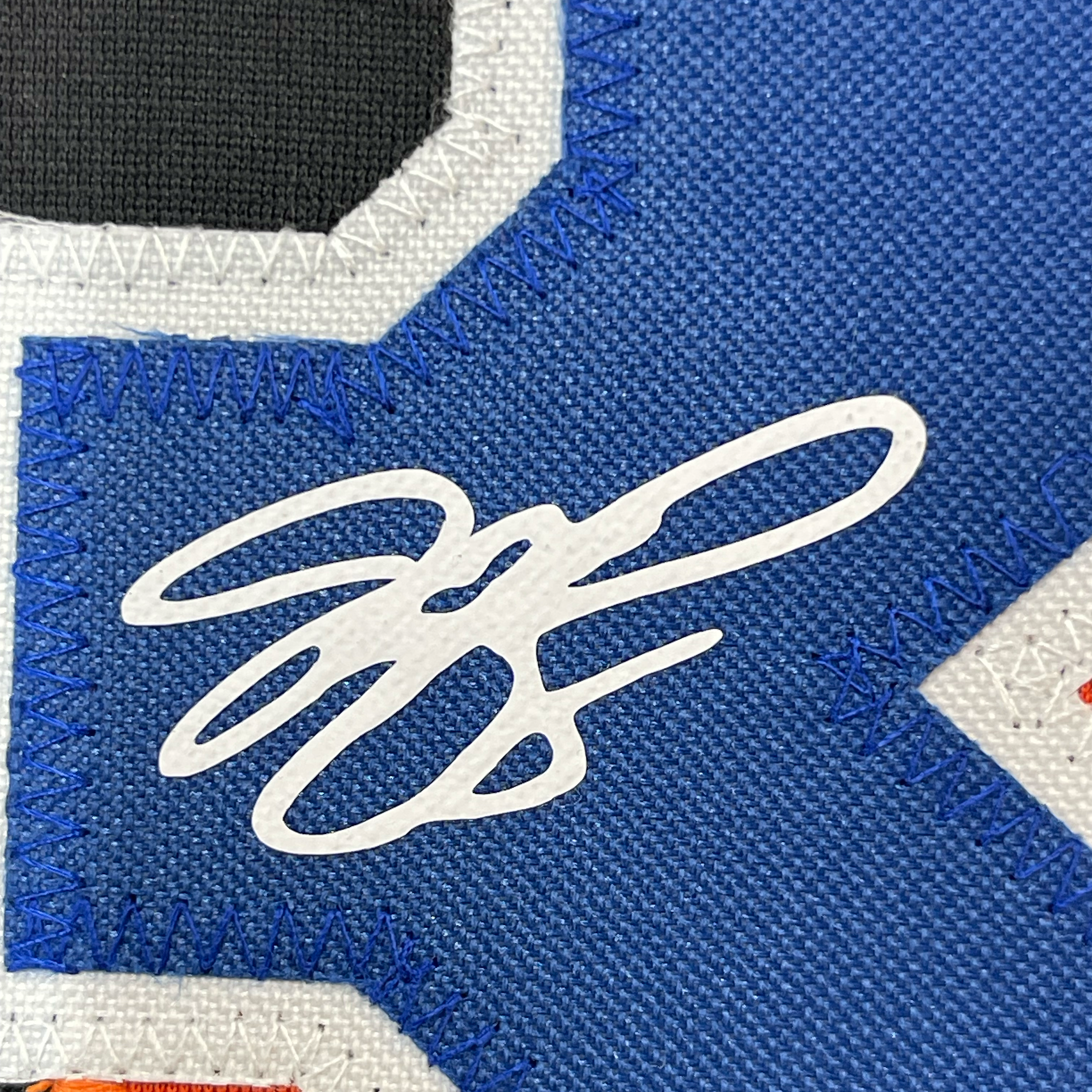 Framed Facsimile Autographed Mike Piazza 35x39 New York Black Reprint Laser Auto Baseball Jersey