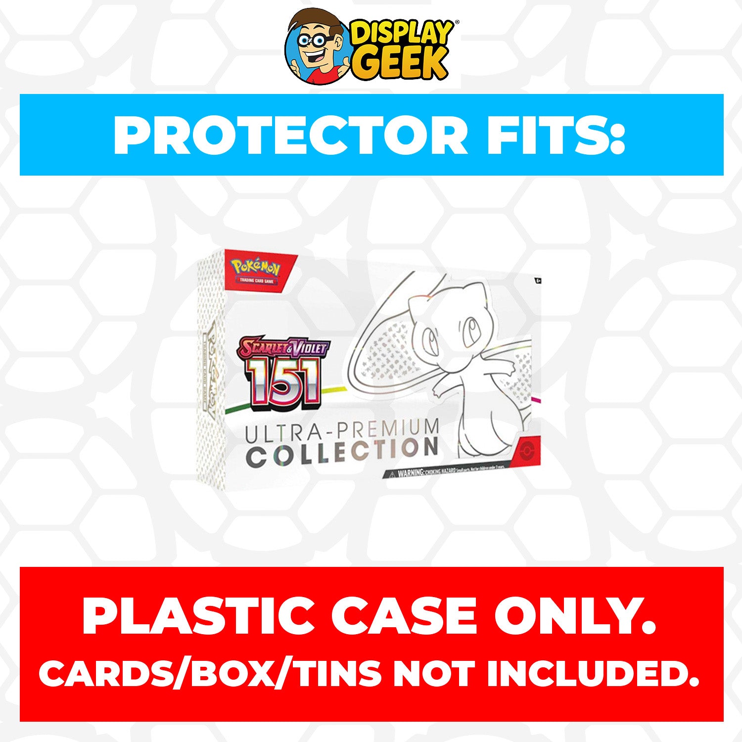 Plastic Protector for Pokemon TCG Scarlet & Violet 151 Ultra-Premium Collection Box