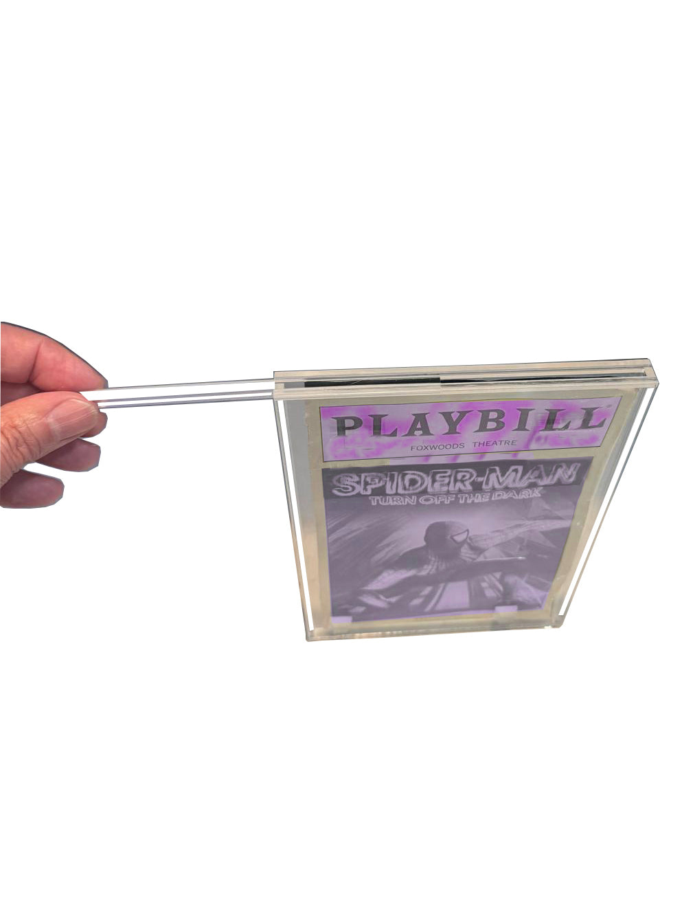 Versatile Acrylic Display Case with Slide Back and Size Options