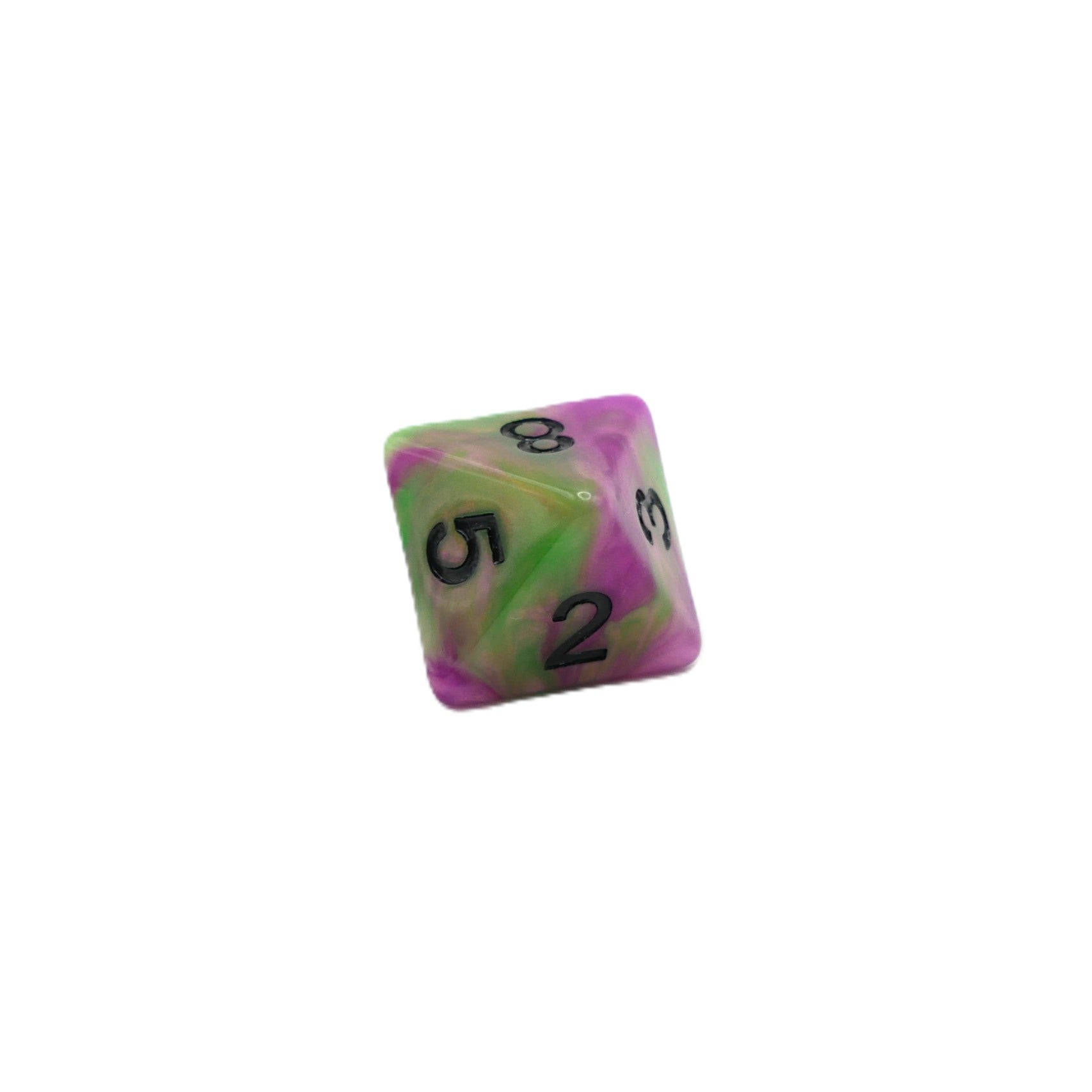 Poison Petals - 7 Piece DnD Dice Set | Acrylic RPG Gaming Dice