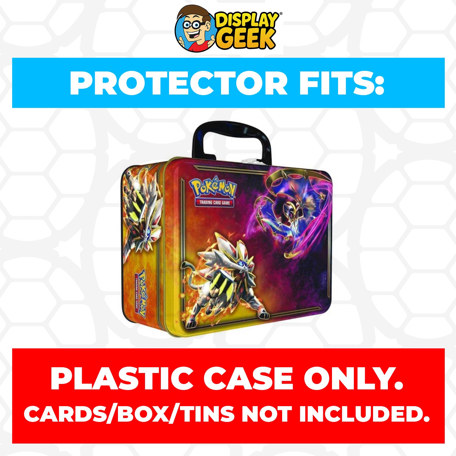 Plastic Protector for Pokemon TCG Collector Chest 2017 Solgaleo & Lunala