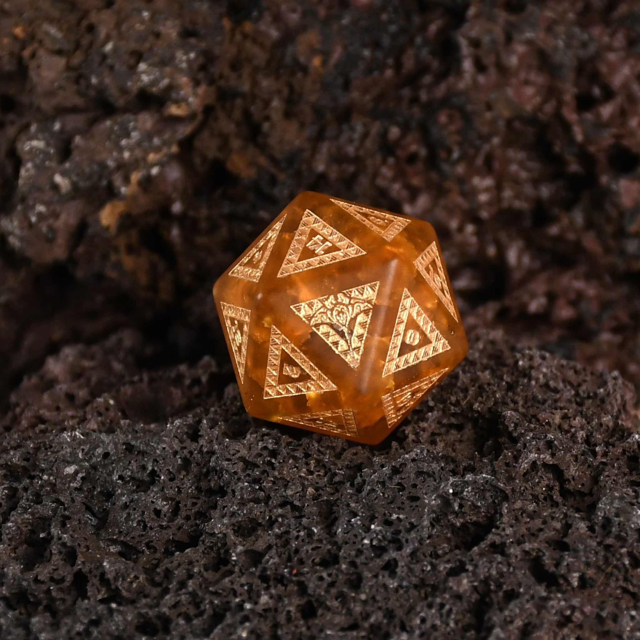 Polynesian Lava Glass Dice Set - Dice Around the World Collection