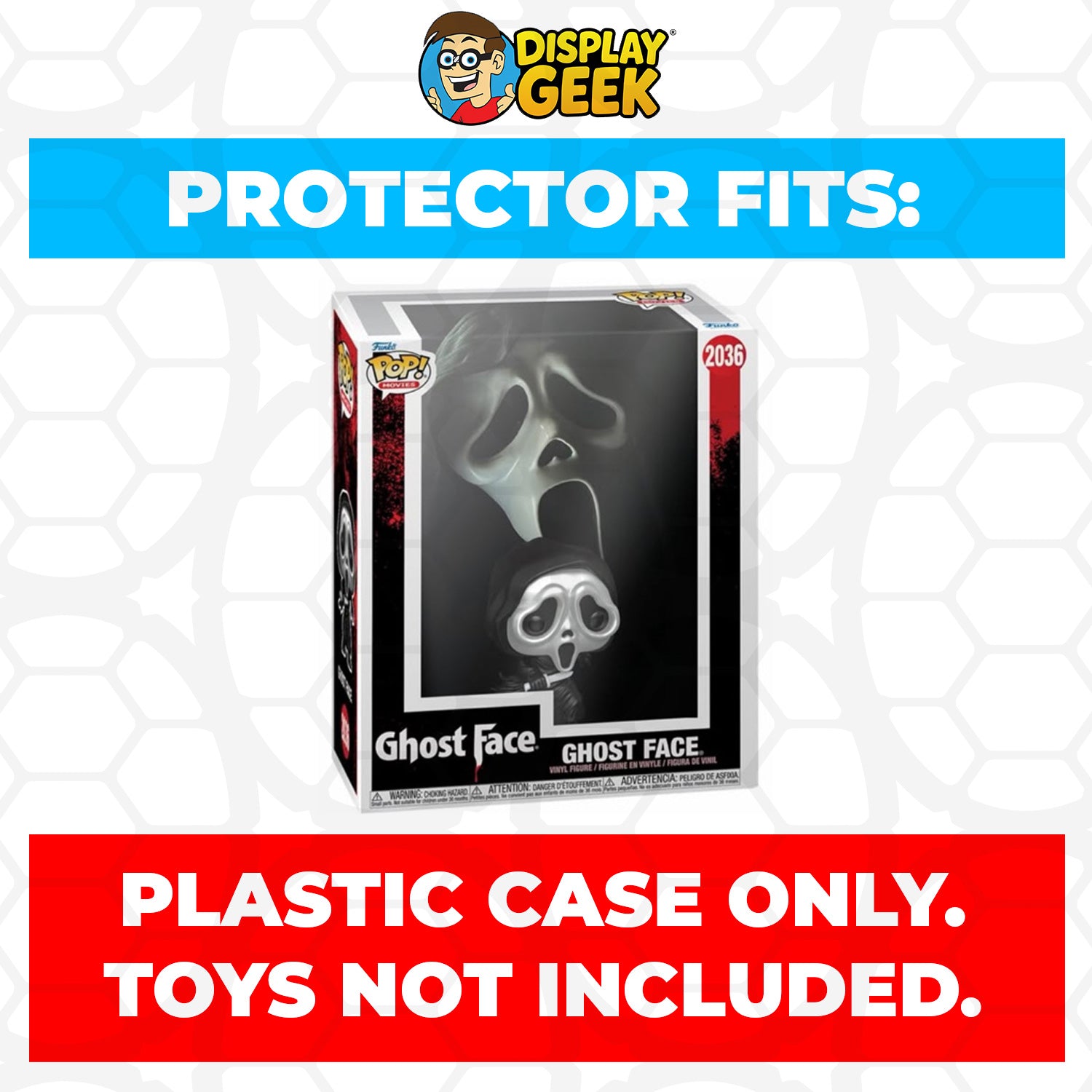 Pop Protector for Funko Pop VHS Covers Ghost Face #2036
