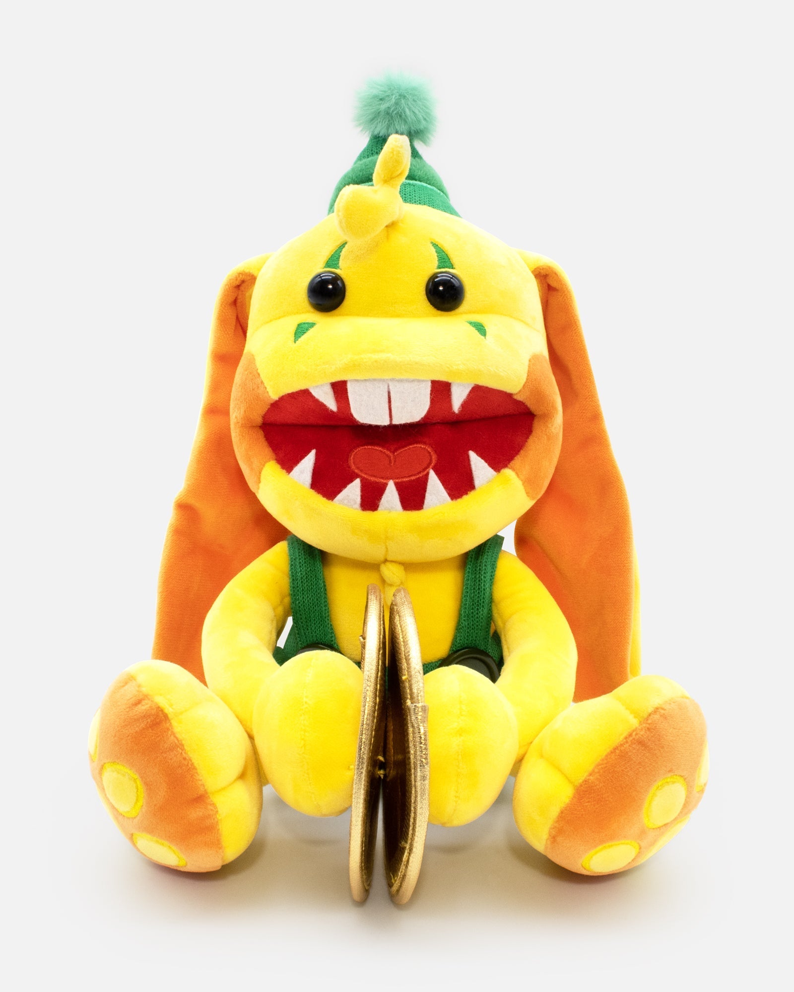 Scary Bunzo Bunny Plush – 15-Inch Soft Toy with Magnetic Cymbals | Poppy Playtime Chapter 4