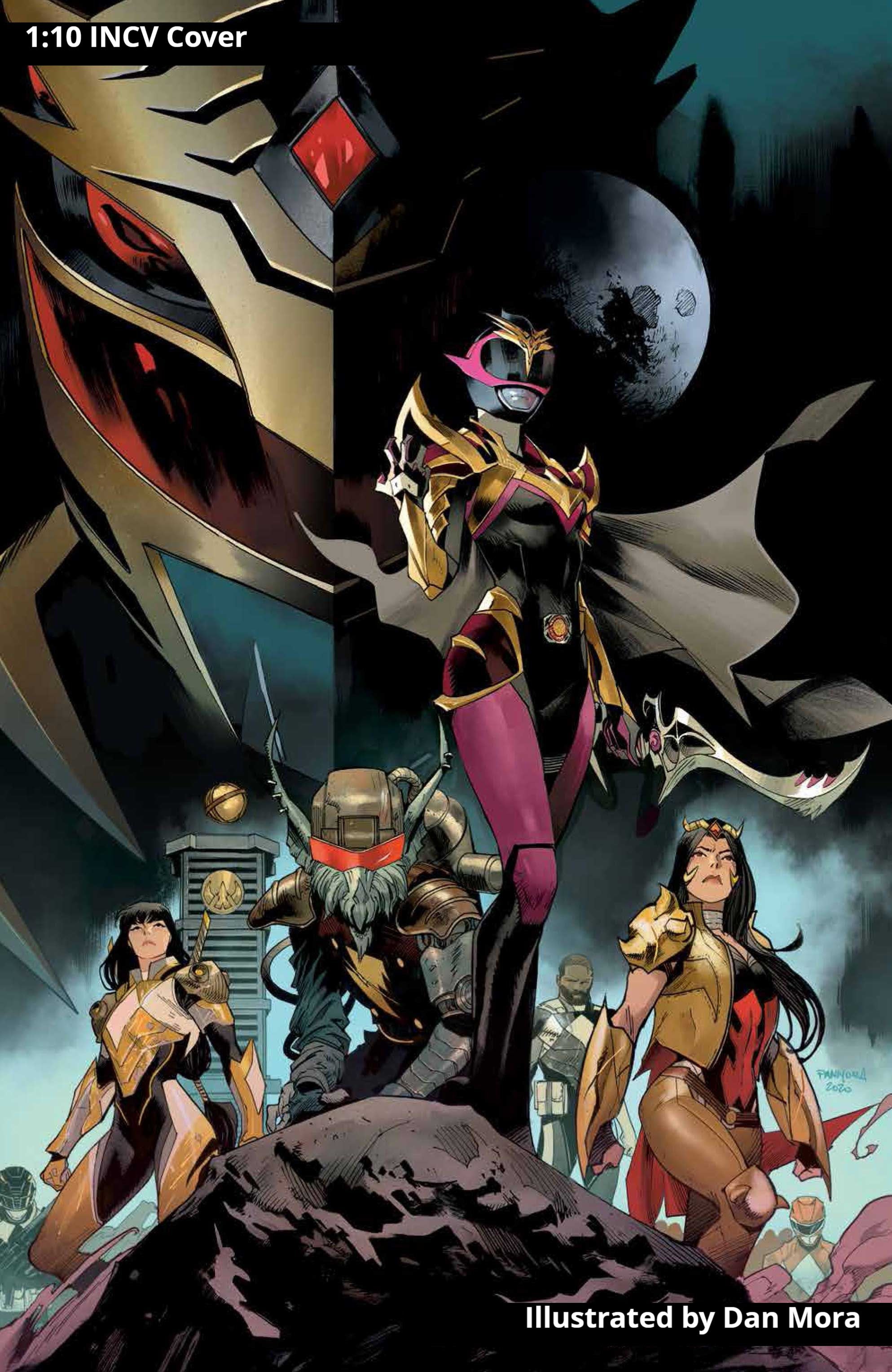Power Rangers Drakkon New Dawn #1 1:10 Dan Mora Variant (C: 1-0- (08/19/2020) Boom