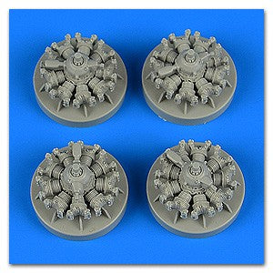 Quickboost 72574 1/72 B17G Flying Fortress Engines for ARX
