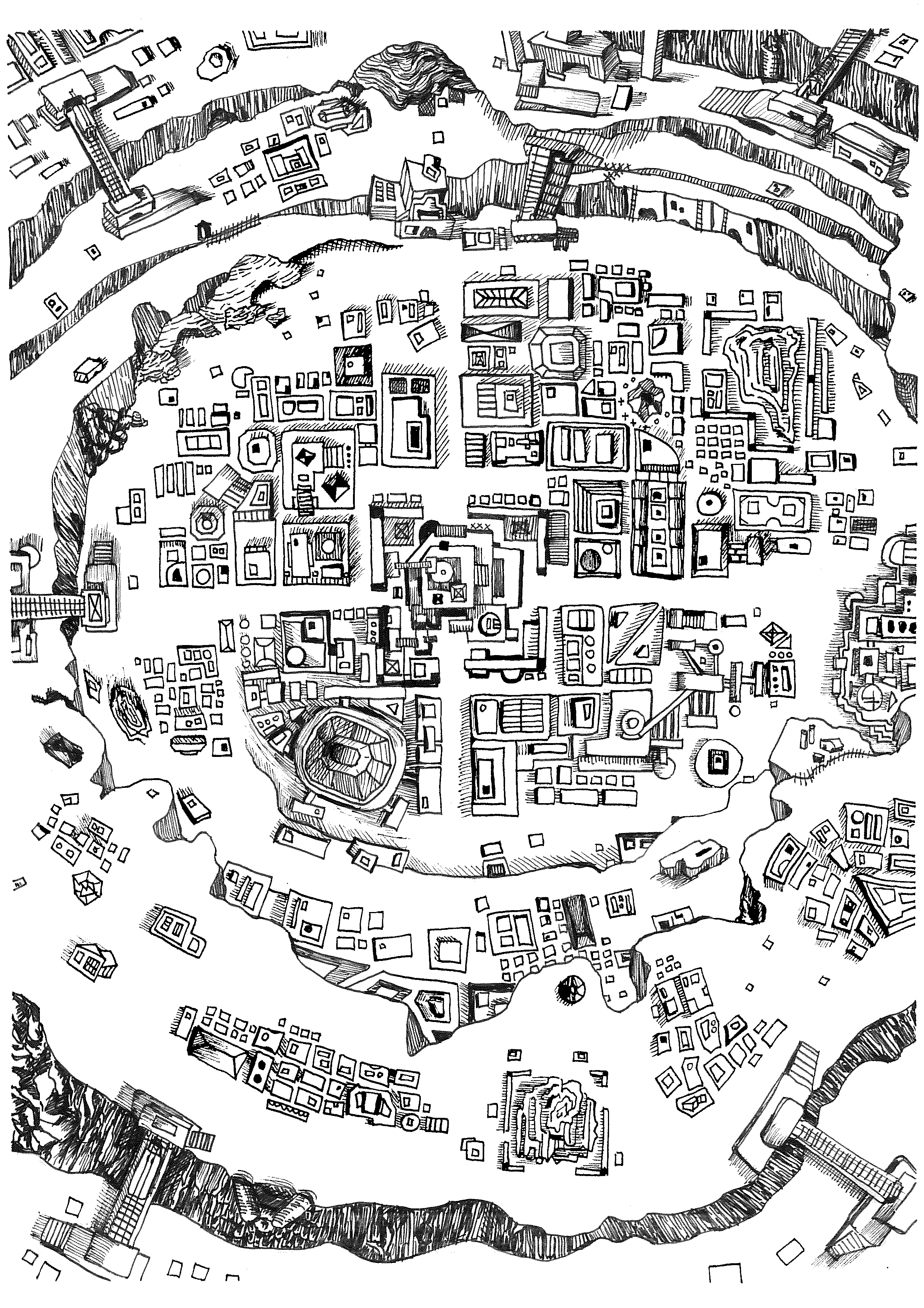 Beak, Feather, & Bone - Roleplaying Map-Labeling Game