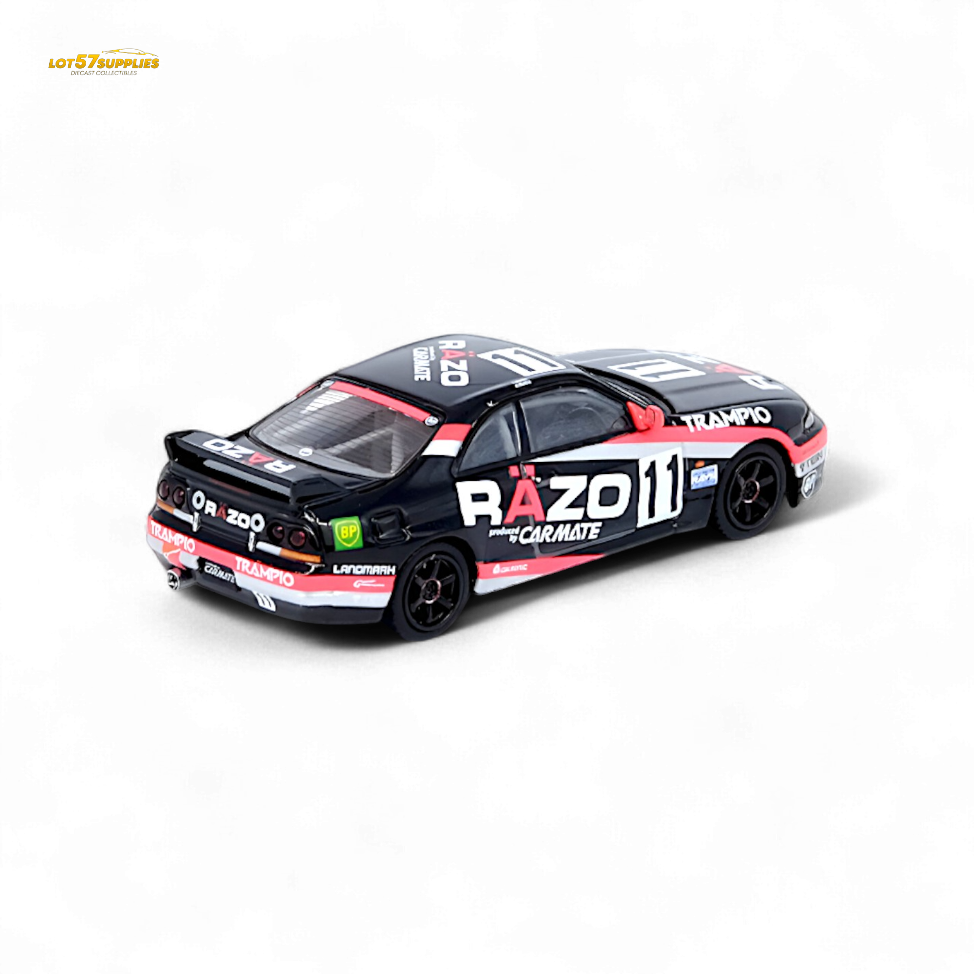 Inno64 NISSAN SKYLINE GT-R R33 #11 "RAZO TRAMPIO" N1 Super Endurance Series - SENDAN HIGHLAND 1995 Winner 1:64